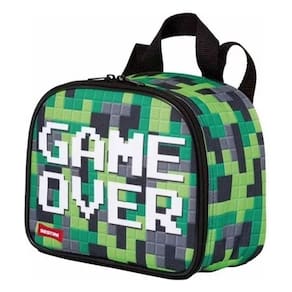Lancheira Escolar Infantil Game Over Plus 6577700 Verde - Sestini