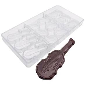 Forma De Chocolate Policarbonato / Acrílico Molde Violino