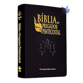 Bíblia do Pregador Pentecostal com Sermões e Índice Revista Corrigida ARC preta