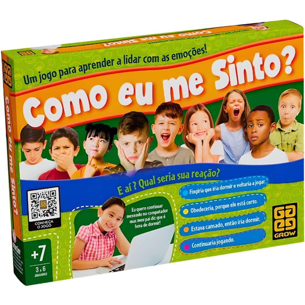 Jogo De Tabuleiro Educativo Como Eu Me Sinto? Grow
