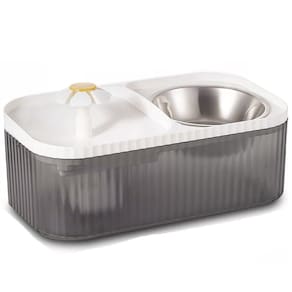 Bebedouro Comedouro Fonte Agua Raçao Gato Cachorro Pet Caes Filtro Potavel Comida Saudavel
