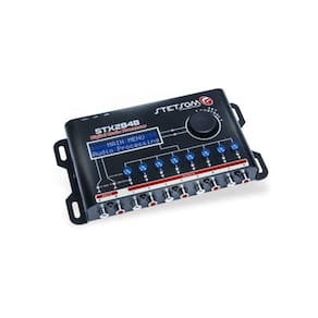 Processador de Audio Stetsom STX2848 2 Entradas 8 Saidas