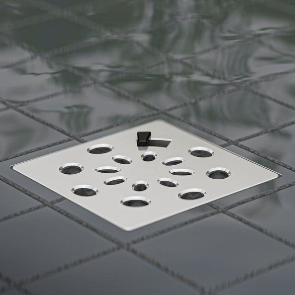 Kit com 10 Grelha Quadrada 9,4 x 9,4cm com Anti-Inseto em PVC Astra Branco