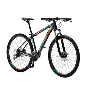 Bicicleta Aro29 Krw Alumínio Shimano 24v Freio Hidráulico S5 19 Preto-Azul E Laranja