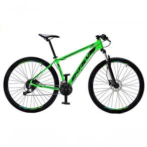 Bicicleta Aro29 Krw Alumínio Shimano 24v Freio Hidráulico S5 Verde-Preto 17 Verde-Preto