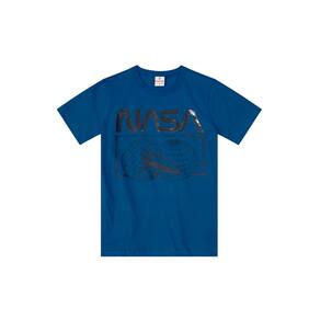 Camiseta Nasa infantil unissex em malha Brandili