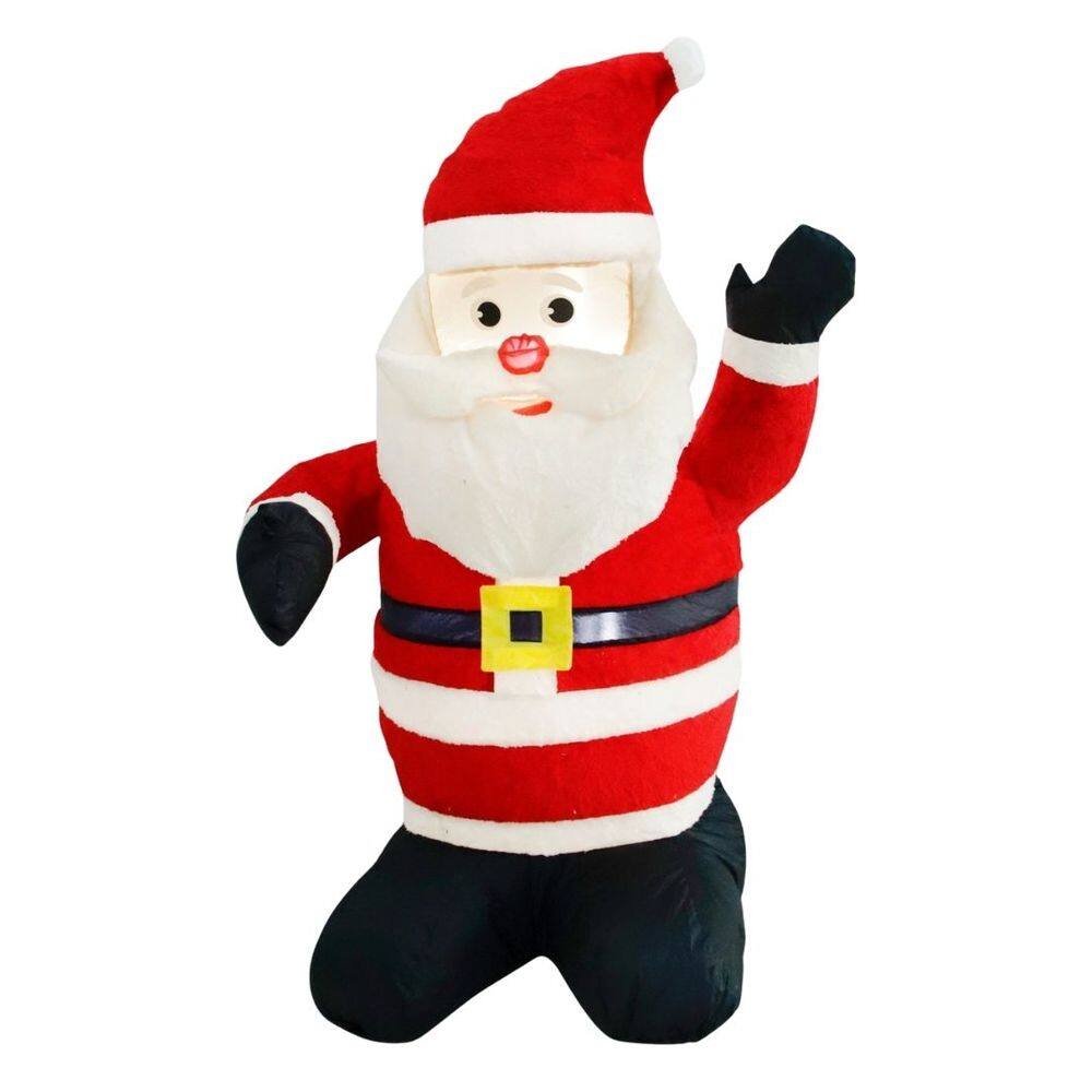 Papai Noel Inflável Gigante Iluminado LED Natal 1,2 metros - Art Christmas