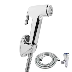 Ducha Higienica Cromada Banheiro Suporte Chuveirinho Completa Mangueira Box Casa Flexivel Ducha Lavabo