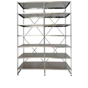 Estante com 07 Prateleiras em Aço Inox - MW