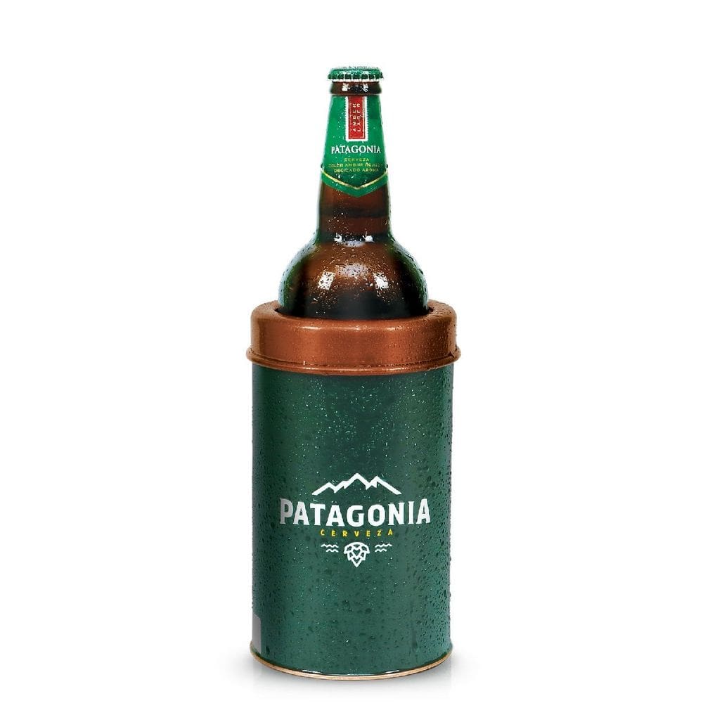 Porta Garrafa Patagonia Licenciado Cervegela 600ml - Verde