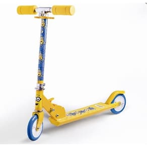 Patinete 2 Rodas Dobravél Minions Com Ajuste De Altura