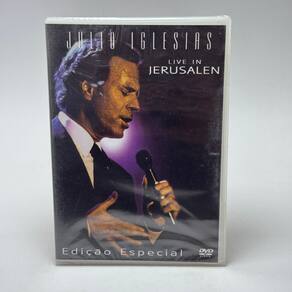 Dvd Julio Iglesias- Live In Jerusalem Edição Especial