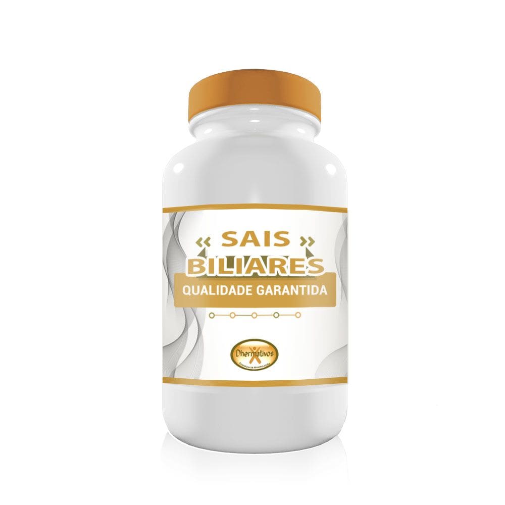 Sais Biliares 300mg (bile Bovina) Digestão Com 120 Capsulas