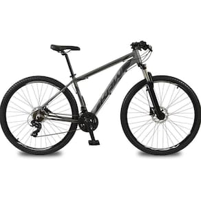 Bicicleta Aro 29 Krw Alumínio 27 Vel Freio Hidráulico Suspensão Com Trava S9 15.5 Grafite-Preto