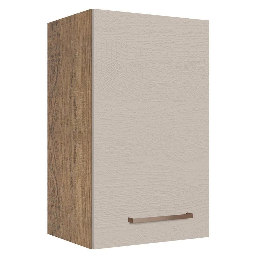 Armário Aéreo 40 Cm 1 Porta Agata Madesa Rustic/crema