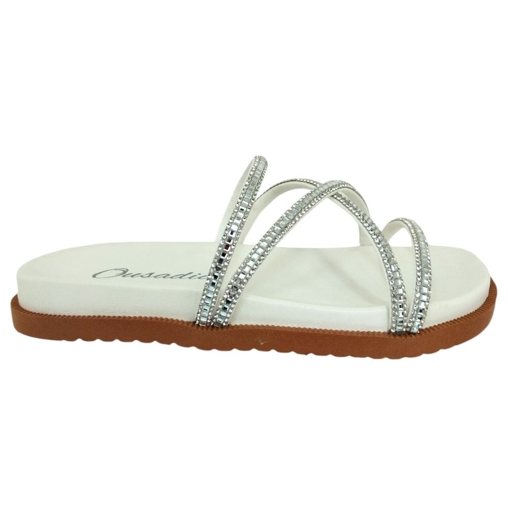 Rasteira Papete Feminina Ousadia Brilho Espelhado 097.022