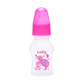 Mamadeira Lolly Oceano Bico de Silicone Redondo Líquidos Ralos 50ml Rosa Ref 2361-01 RS