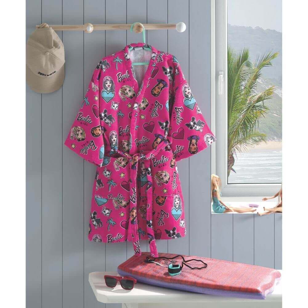 Roupão Velour Infantil Tamanho: M - Dohler