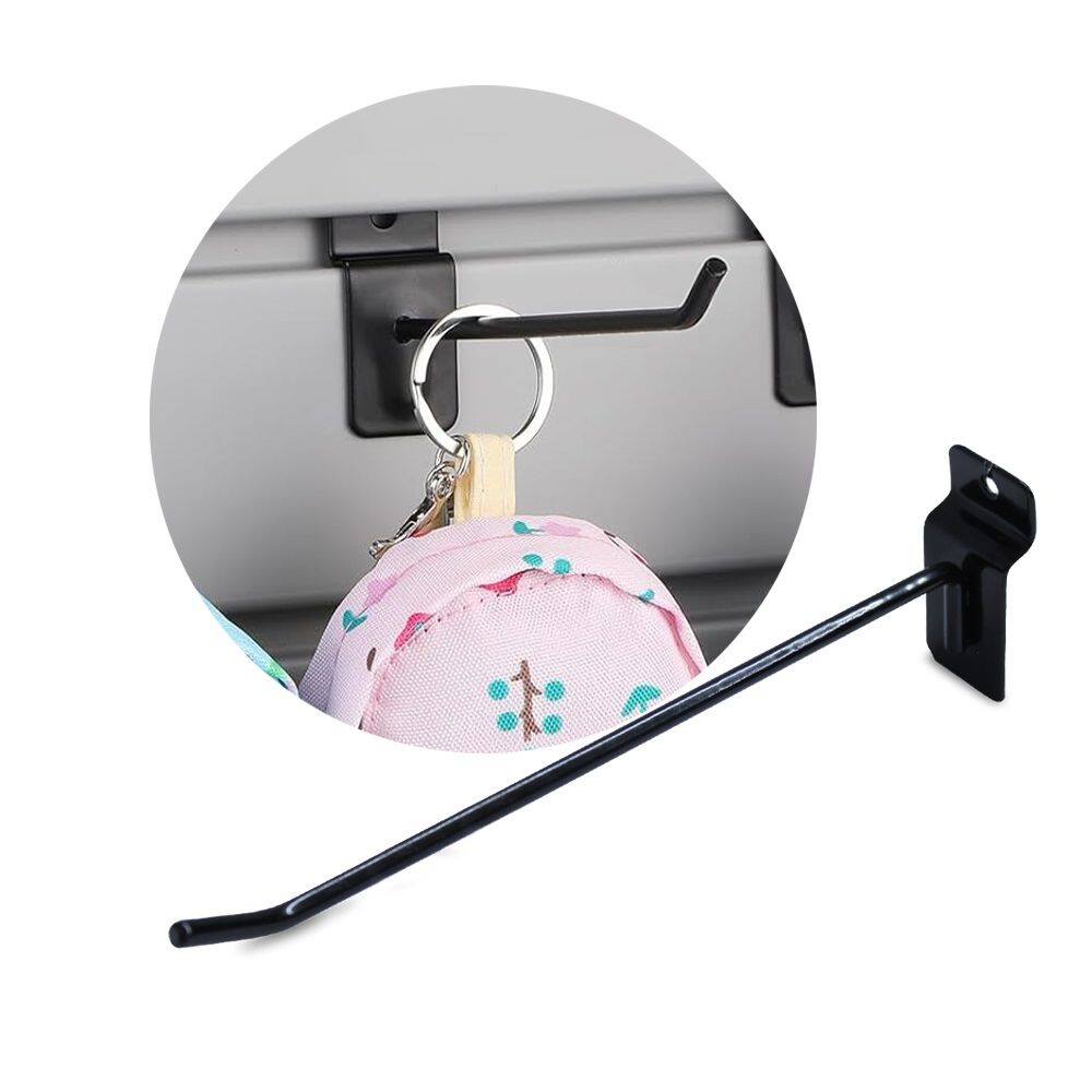 Gancho Painel Canaletado 25cm com 100 Unidades Expositor Capinha Celular Ferramentas Loja Comércio