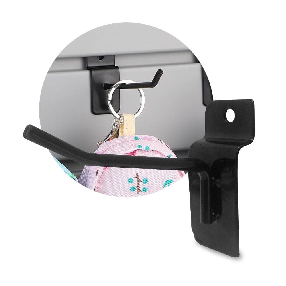 Gancho Painel Canaletado 10cm com 50 Unidades Expositor Capinha Celular Ferramentas Loja Comércio