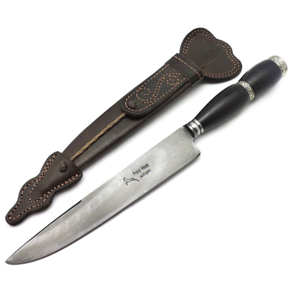 Rara Faca SolingenFranz Wenk Cabo Ébano c/ Alpaca Lâm 18 cm