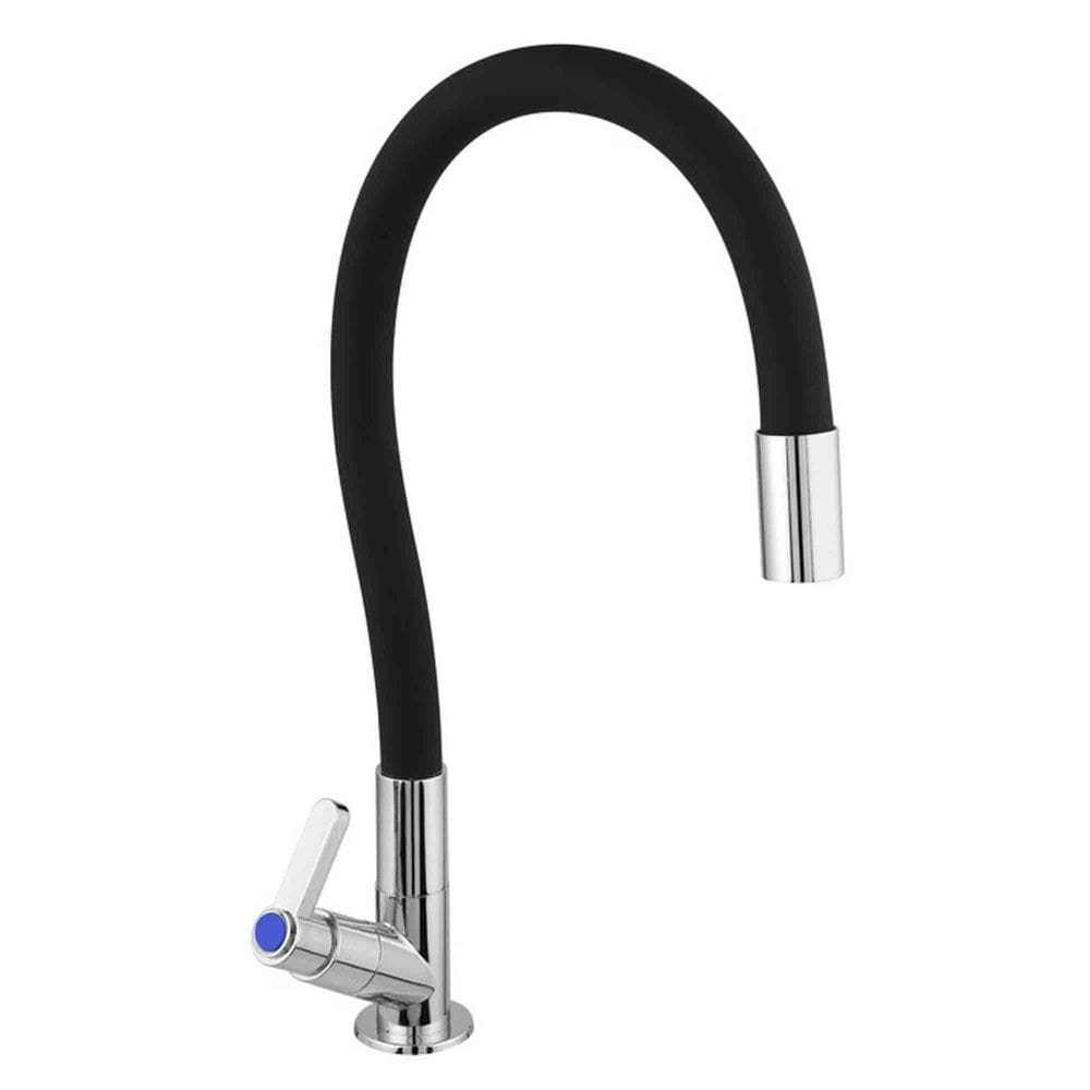 Torneira Cozinha Silicone Gourmet Articulado Flexivel 360 Metal Cromado Bancada Mesa Pia Resistente Casa