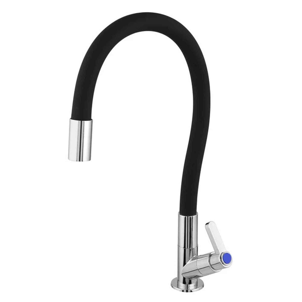 Torneira Cozinha Silicone Flexivel 360 Metal Cromado Bancada Mesa Pia Gourmet Articulado