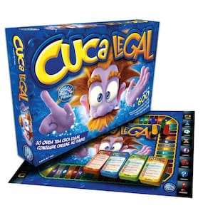 Cuca Legal Jogo De Tabuleiro Com 600 Perguntas e Respostas - Pais e Filhos
