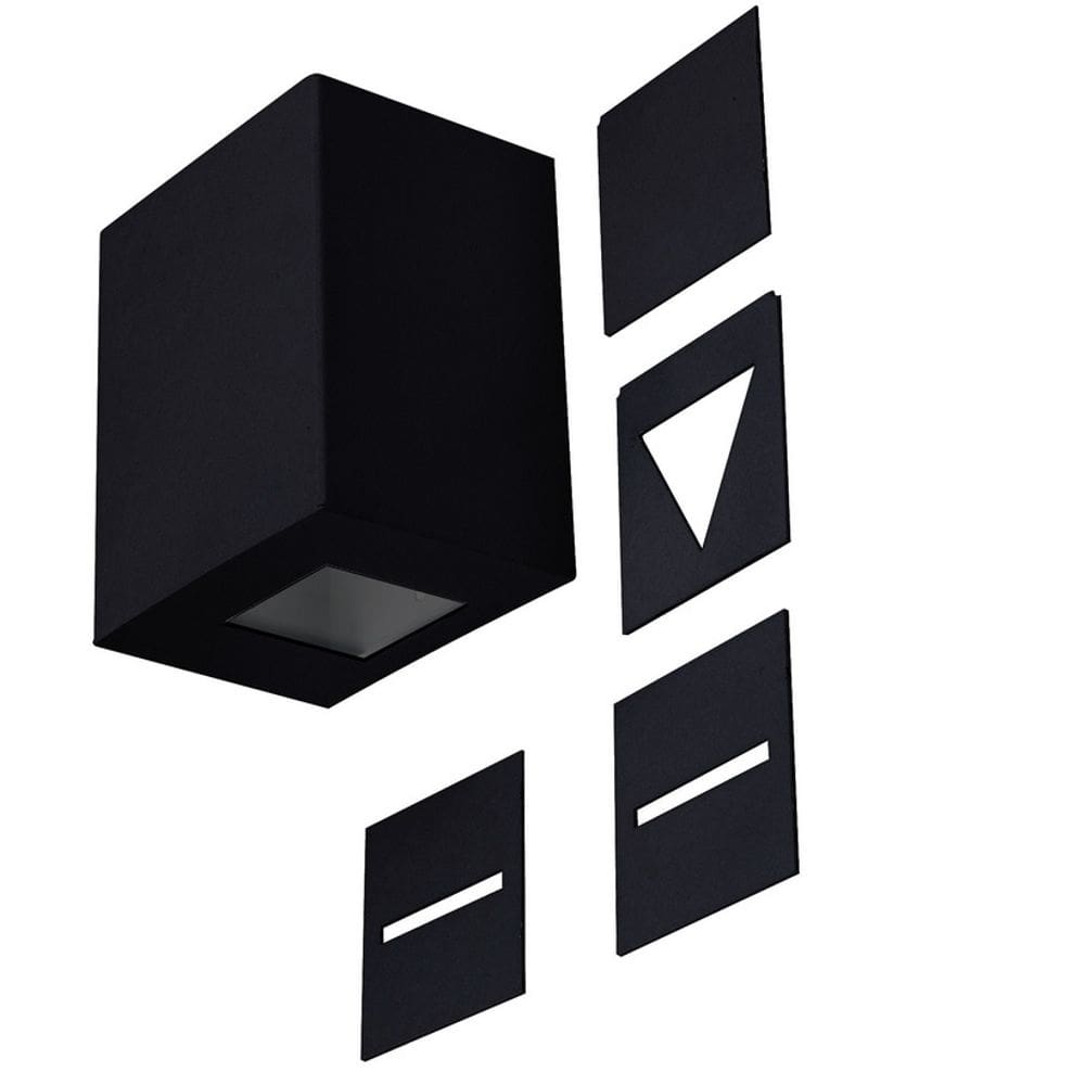 Metal Domado Arandela 5376.03 Kasse Preto