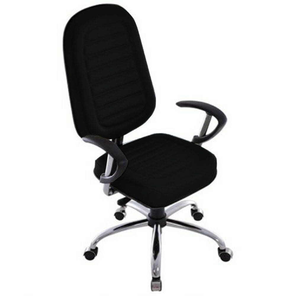 Cadeira para Escritório Presidente Gomada Linha Blenda Preto