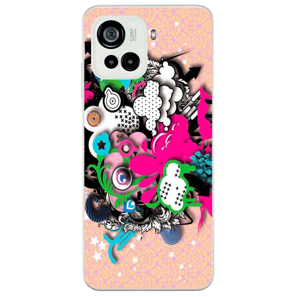 Capa Adesivo Skin104 Verso Para Multilaser M23 Lite