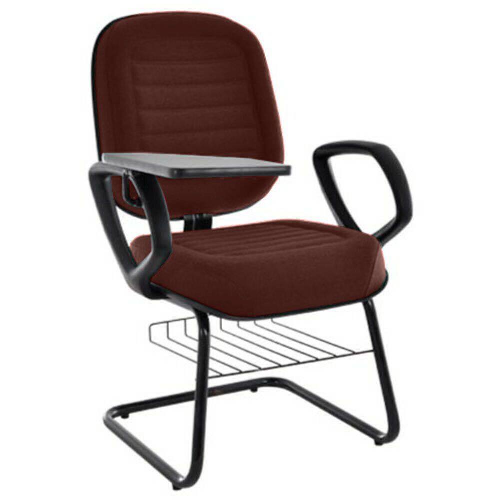 Cadeira Universitária com prancheta Linha Blenda Vermelho