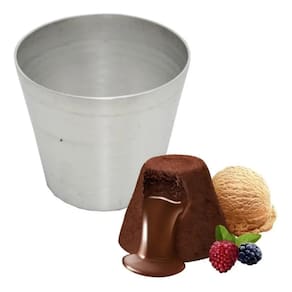 Forminha Para Petit Gateau / Bombocado / Queijadinha / Quindim 5cm em Alumínio com 24 Peças Nº2 - 90ml