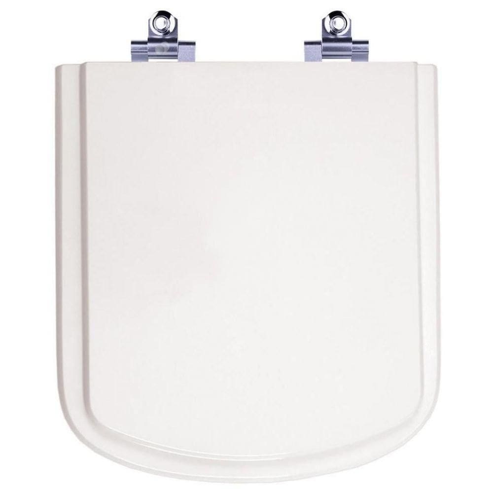 Tampa Vaso Sanitário Com Amortecedor Branco Para Bacia Fiori