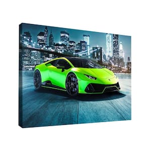 Quadro Decorativo Lamborghini Fluorescent Green