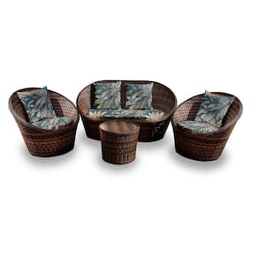 Conjunto De Sofá Bola 1 Sofá + 2 Poltronas + 1 Mesa Centro