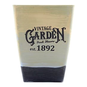 Kit 4 Mini Vasos De Planta Cachepot Estampados Decorados 16cm