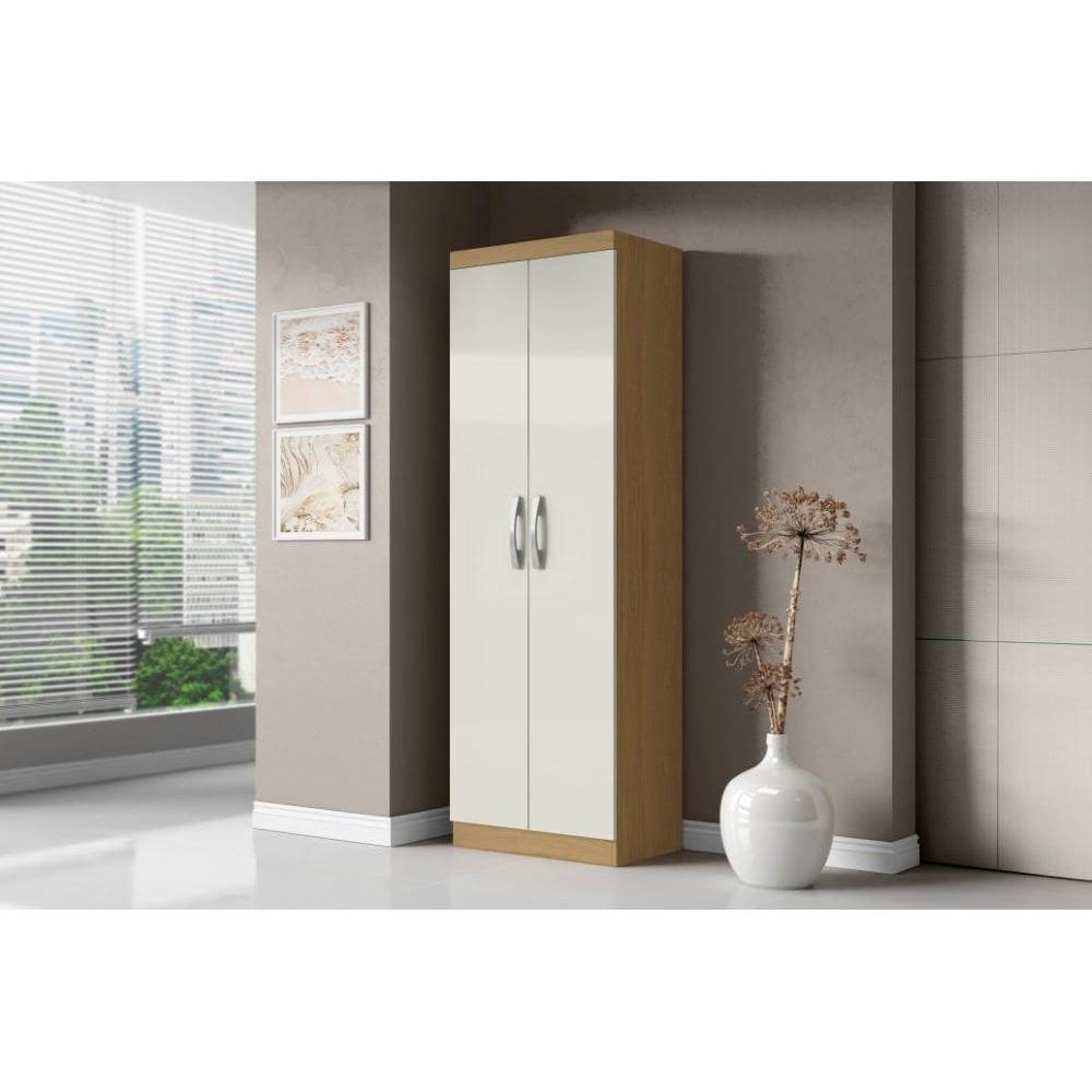 Armário Multiuso Com 2 Portas New Atacama Off White - Aramóveis
