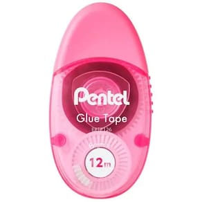 Cola em Fita Glue Tape Fibra de Carbono 6mm x 12m Maior Fixação - Pentel