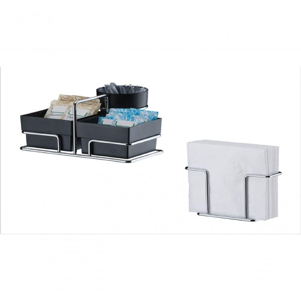 Kit Mesa 2Pçs Preto Future Organizador
