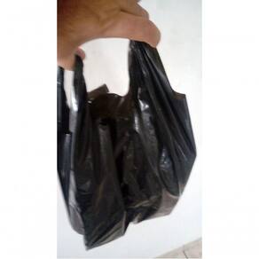 Sacola Plástica Preta Reciclada 45X60 Pct. 5 Kg