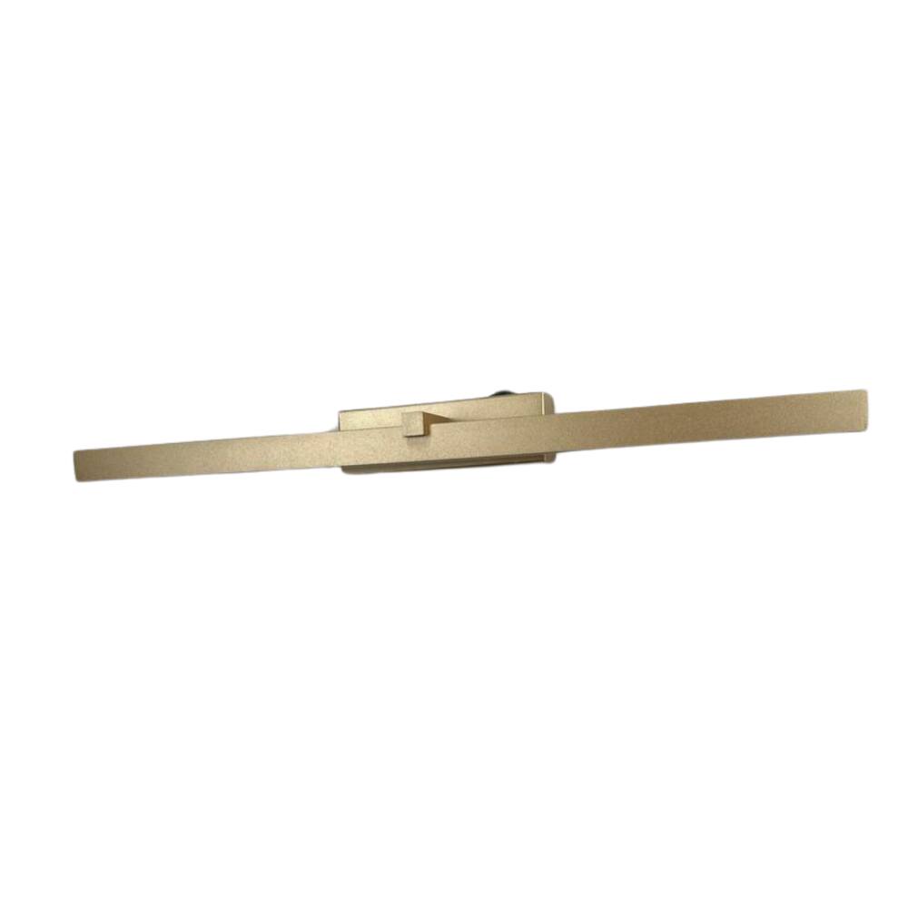 Arandela De Parede Led Prisma Dourado Fosco 60cm 9w 3000K Spotline