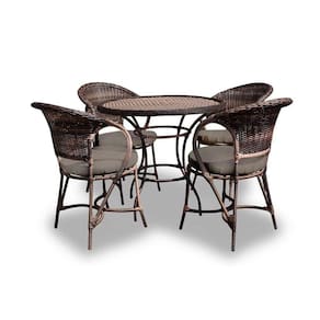 Conjunto De Mesa Arcobalena 4 Poltronas + 1 Mesa Duna Fendi