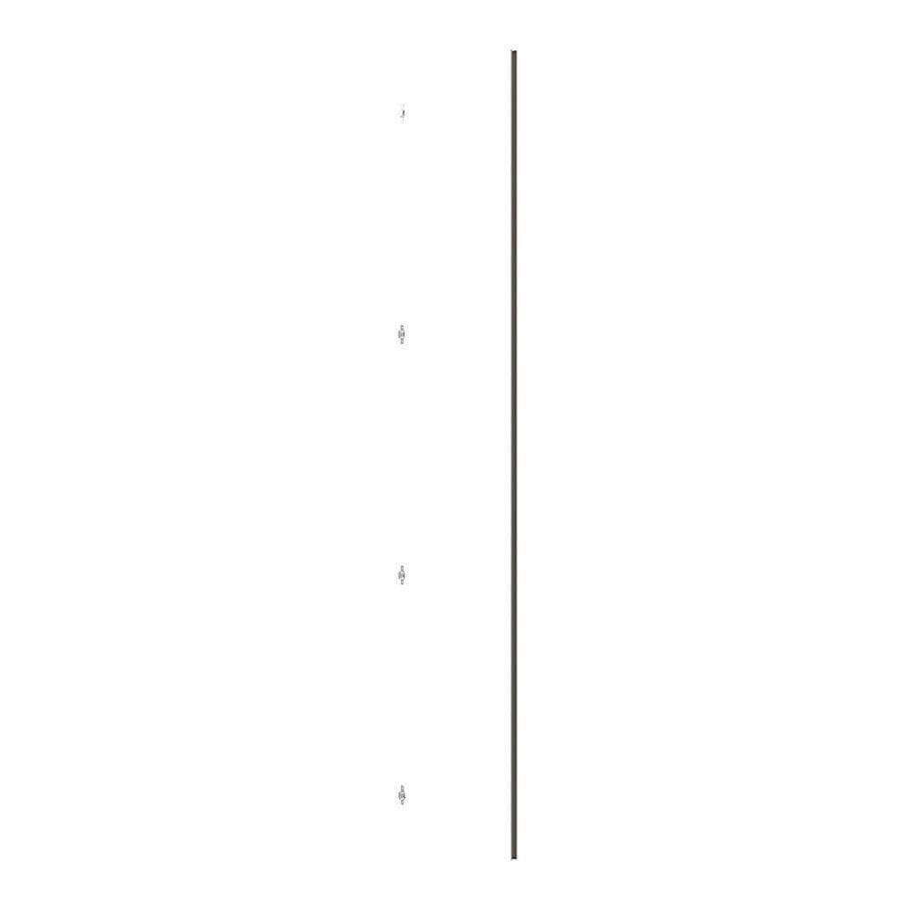 Porta Para Roupeiro Canto 40cm Champagne Branco Mat