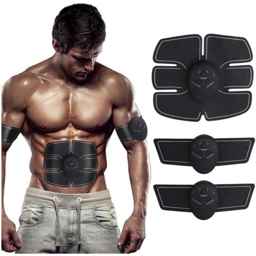 Kit Aparelho Tonificador Muscular Estimulador + Aparelho P/ Bumbu 4 Em 1