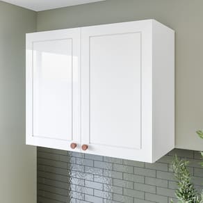 Armário Aéreo 2 Portas 80 Cm Pérola Yescasa Branco