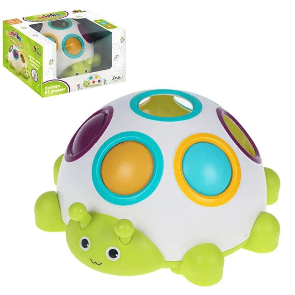 Joaninha Brinquedo Baby Educativo Aprender Cores E Bolinhas