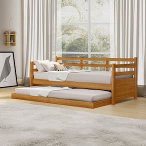 Sofá Cama Bicama Solteiro Enjoy Imbuia