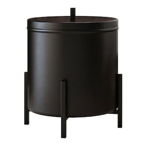 Lixeira Cesto De Lixo Para Banheiro Cozinha Level Preto