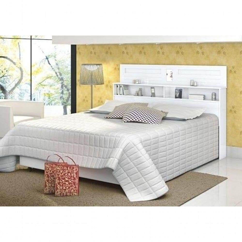 Cabeceira Box Solteiro Florença 0,90 Branco - Vitamov 0530310